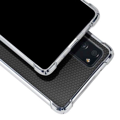 Specialty Vinyl Black Hex Texture Galaxy S20 FE Clear Case